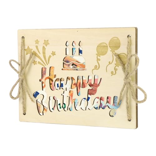 Comprar LOVLEY Tarjeta Felicitación Cumpleaños | Sobre Madera Boda | Sobre Regalo Dinero | Tarjeta Dinero Cumpleaños | Tarjeta Madera Dinero Cumpleaños | Cumpleaños Tarjeta Regalo para Cumpleaños (FELIZ CUMPLEAÑOS) Top Precio 2025 | regaloscumple.com