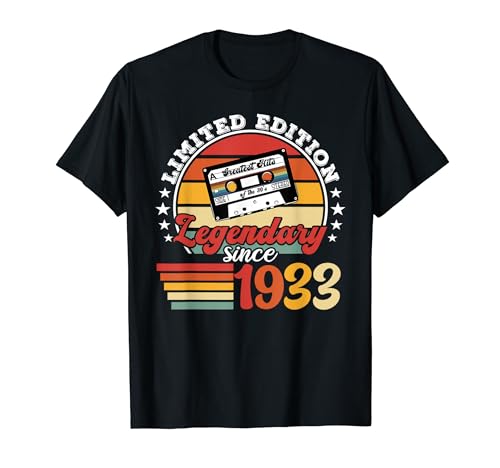 Consigue ahora Fiesta cumpleaños nacido en 1933. Año Ideas para regalar cumpleaños 1933. Camiseta Top Precio 2024 | regaloscumple.com
