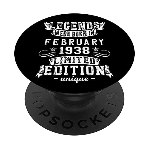 Comprar Cumpleaños Promoción Febrero 1938 Edición Limitada Regalo February PopSockets PopGrip Intercambiable Top Precio 2024 | regaloscumple.com