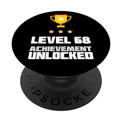 Consigue ahora 68 Regalos cumpleaños divertido 68 años edad cumpleaños PopSockets PopGrip Intercambiable Top Precio 2025 | regaloscumple.com