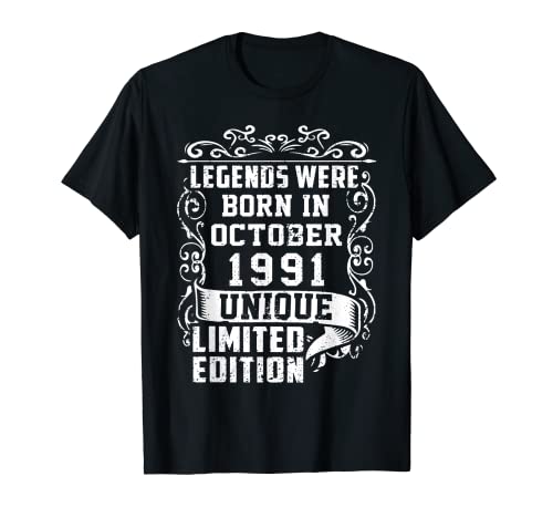 Oferta Cumpleaños 1991 Limitada Used Camiseta