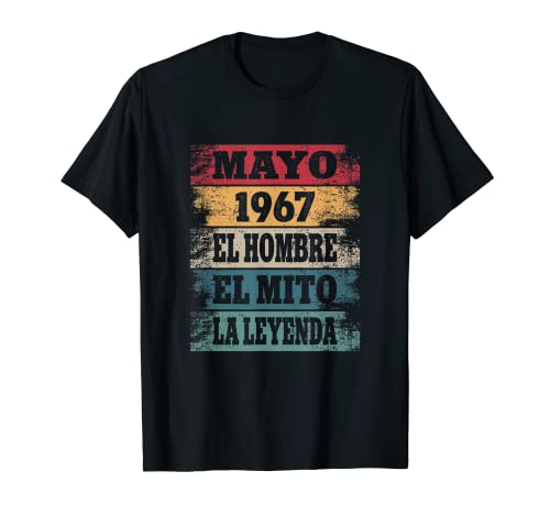 Comprar Hombre 55 Cumpleaños Regalo Promoción Años Divertido Decoración Mayo 1967 Camiseta Top Precio 2024 | regaloscumple.com