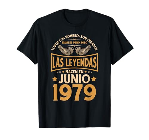 Comprar Cumpleaños Hombre Regalos Las Leyendas Junio 1979 Camiseta Top Catálogo Precio 2024 | regaloscumple.com