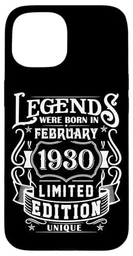Consigue ahora Carcasa para Regalos iPhone 15 Cumpleaños Febrero 1930 Edición Limitada Regalo February Ofertas 2024 | regaloscumple.com