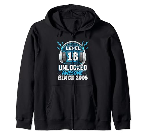 Consigue ahora Dieciocho 18 años BDay Boy Funny Navidad Gamer 18th 18 años Cumpleaños Sudadera con Capucha Rebajas 2024 | regaloscumple.com