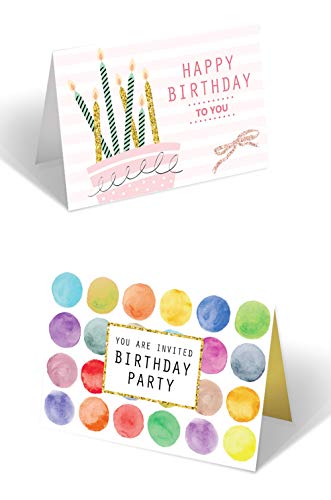 Ofertas en regaloscumple.com Juego de 36 tarjetas de cumpleaños con sobre tarjeta de
