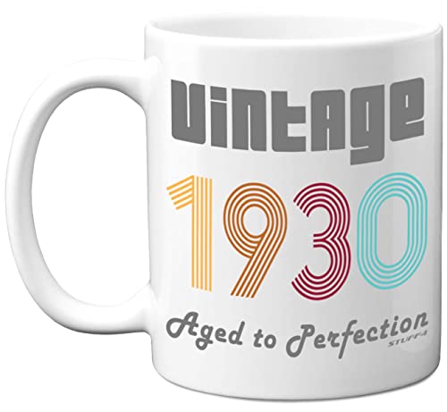 Comprar Stuff4 Regalos cumpleaños 92 hombres y mujeres taza café vintage 1930 tazas cerámica aptas lavavajillas taza clásica mejor amiga cumpleaños o Navidad regalos divertidos 92 cumpleaños Cumpleaños él ella Rebajas 2024 | regaloscumple.com