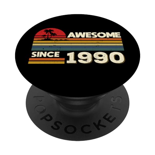 Comprar 34 cumpleaños impresionante Regalos desde 1990 Cumpleaños 34 años PopSockets PopGrip Intercambiable Rebajas 2024 | regaloscumple.com