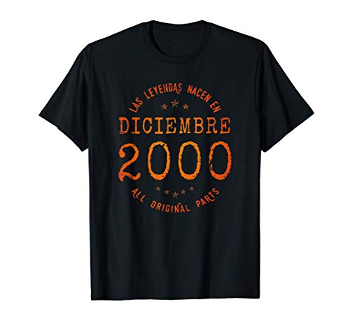 Consigue ahora Las Leyendas BlackFriday nacen en Diciembre 2000 - Regalo 21 años Camiseta Ofertas 2025 | regaloscumple.com