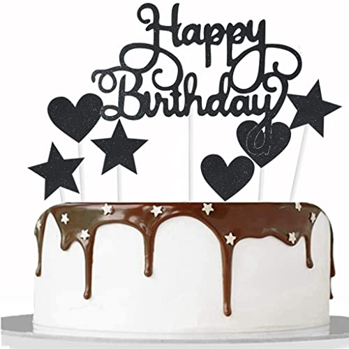 Comprar ahora Hombre Mujer Dorados Negros 38 Años Decoracion Cumpleaños tarta 38 Años