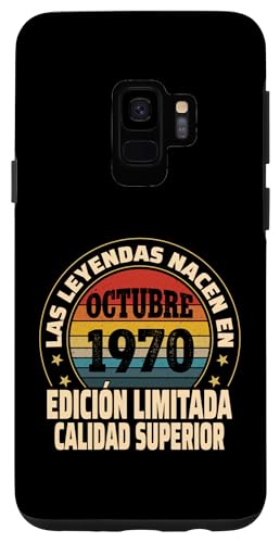 Consigue ahora Carcasa para Galaxy S9 Edición Limitada Octubre 1970 Cumpleaños - Cumpleaños 54 Años Top Precio 2025 | regaloscumple.com