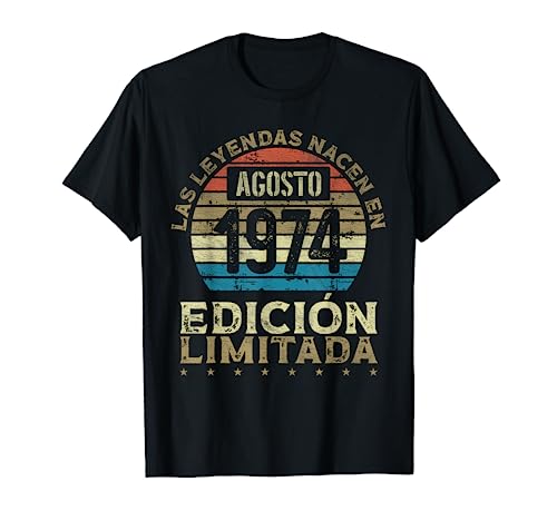 Oferta Las nacen Agosto - Años Camiseta