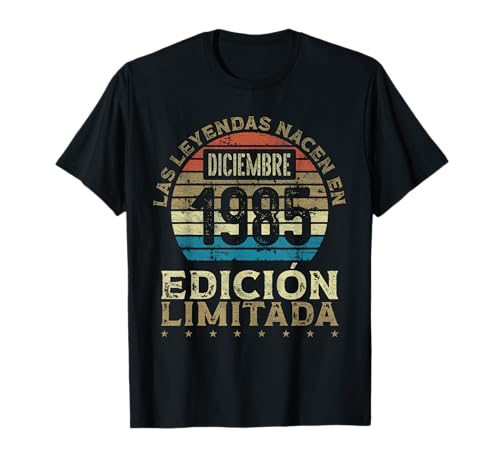 Consigue ahora Las Leyendas nacen en Diciembre Promoción 1985 - 39 Años Cumpleaños Camiseta Ofertas 2024 | regaloscumple.com