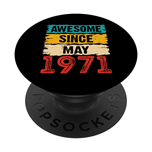 Consigue ahora Regalos Navidad 52 años impresionantes desde mayo 1971 52 cumpleaños PopSockets PopGrip Intercambiable Ofertas 2024 | regaloscumple.com