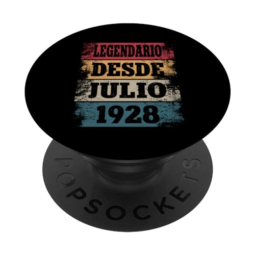 Consigue ahora Legendario Desde Julio 1928 - Cumpleaños 96 Años PopSockets PopGrip Intercambiable Promoción Ofertas 2024 | regaloscumple.com