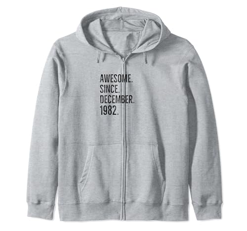 Consigue ahora Impresionante idea cumpleaños Promoción edad desde diciembre 1982 Sudadera con Capucha Rebajas 2024 | regaloscumple.com