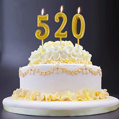 Comprar en Amazon Feelairy 10 Piezas Números   Velas   Pastel Cumpleaños  Número   Velas Número   Velas Vela 0-9 Topper Pastel   Brillo Feliz Cumpleaños Topper   Pastel para Fiesta Pastel Cumpleaños (Oro)