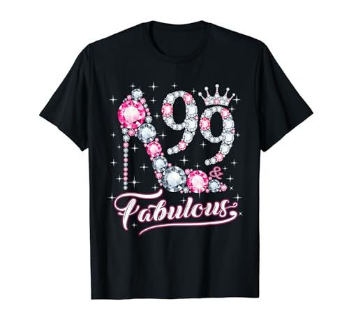 Comprar Camiseta cumpleaños 99 BlackFriday y fabulosa 1923 99 regalos para mujer Camiseta Top Precio 2024 | regaloscumple.com