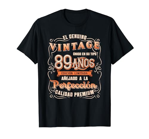Consigue ahora Camiseta Cumpleaños 89 Cumpleaños Regalo cumpleaños 89 para Hombre en español Camiseta Ofertas 2025 | regaloscumple.com