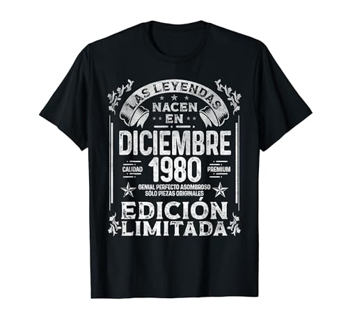 Oferta Las nacen Diciembre - Años Camiseta