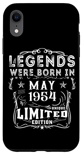 Consigue ahora Carcasa para iPhone XR Cumpleaños Mayo 1954 Edición Limitada Regalo Legend May Ideas para regalar Rebajas 2025 | regaloscumple.com