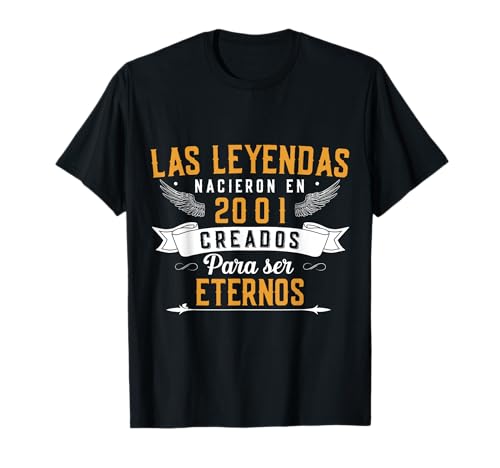 Consigue Regalos ahora 22 Cumpleaños Regalo Años Divertido Decoración Vintage 2001 Camiseta Ofertas 2024 | regaloscumple.com