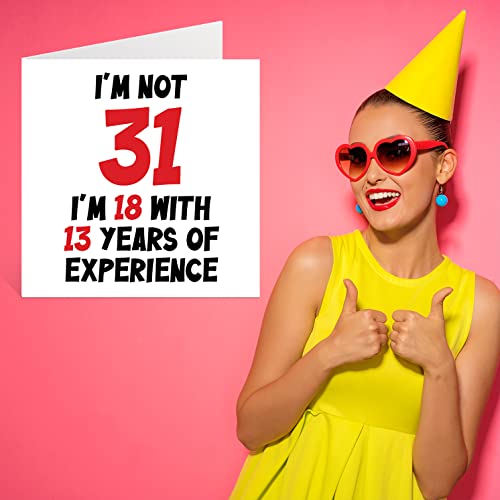 Ofertas Tarjeta de cumpleaños 31 para mujeres y hombres no 31