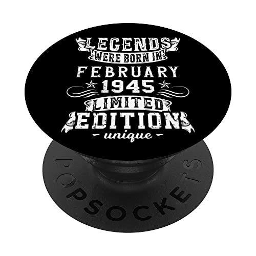 Consigue ahora Cumpleaños Marzo 1945 Edición Limitada Regalo March 1945 PopSockets PopGrip Intercambiable Top Ideas para regalar Precio 2024 | regaloscumple.com