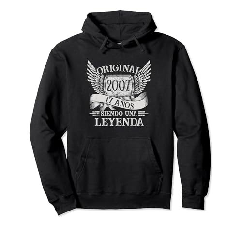 Comprar Original 2007 Cumpleaños 17 Ideas para regalar Años Siendo Una Leyenda Sudadera con Capucha Ofertas 2024 | regaloscumple.com
