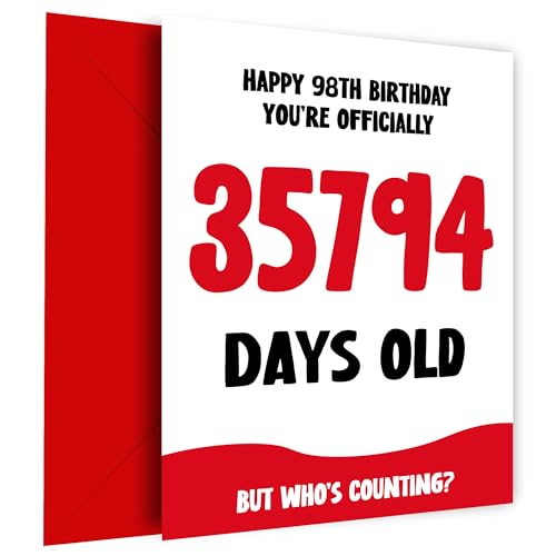 Oferta Hey Divertida cumpleaños hombres mujeres, 35794 tarjeta 98 tarjeta 98, cumpleaños