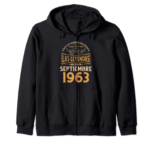 Consigue ahora Cumpleaños Hombre Regalos Las Promoción Leyendas Septiembre 1963 Sudadera con Capucha Ofertas 2024 | regaloscumple.com