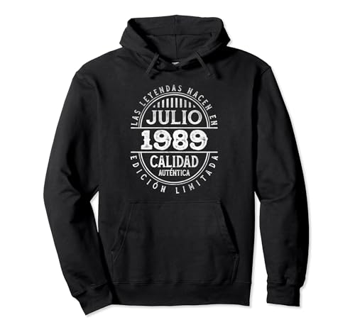 Oferta Las nacen Julio - Años Sudadera Capucha