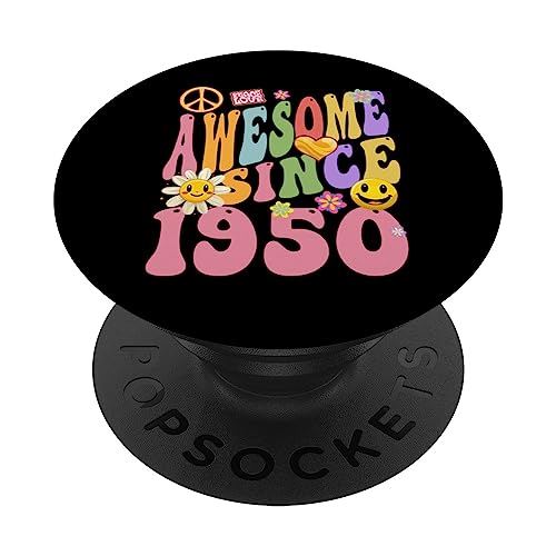 Comprar 1950 Cumpleaños Retro Hippie Impresionante Desde 1950 PopSockets PopGrip Intercambiable Promoción Ofertas 2024 | regaloscumple.com