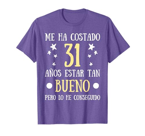 Consigue ahora 31 Años Hombre Ideas para regalar Divertido Regalo Cumpleaños Bueno Camiseta Ofertas 2025 | regaloscumple.com