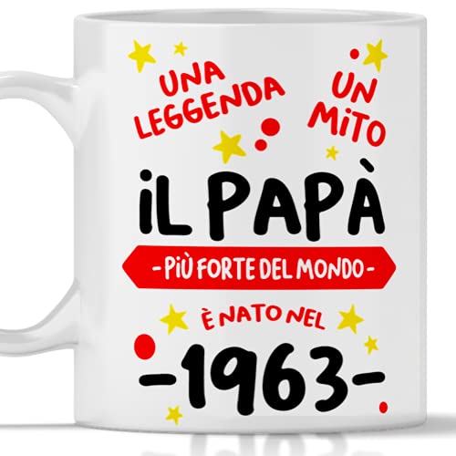 Comprar Taza cumpleaños 58 años regalo Navidad para hombre nacido en 1963 Rebajas 2024 | regaloscumple.com