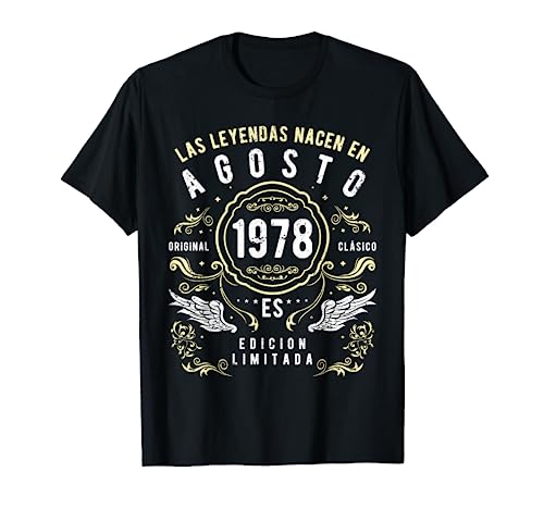 Oferta Las Nacen Agosto Camiseta
