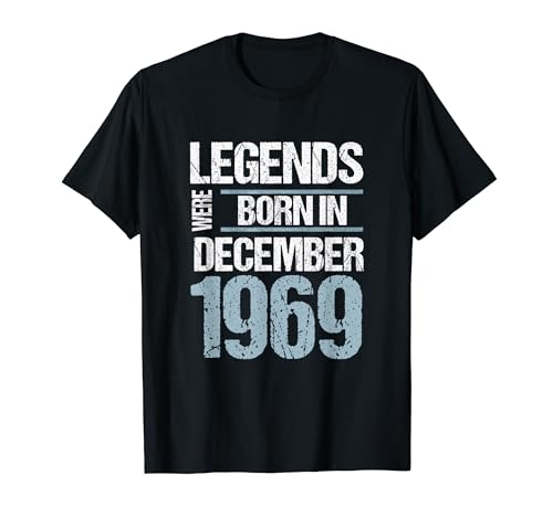 Comprar Las leyendas nacieron Ideas para regalar en diciembre 1969 Cumpleaños Camiseta Rebajas 2024 | regaloscumple.com