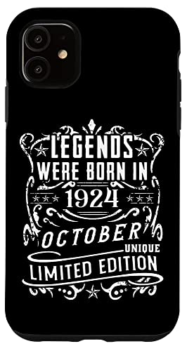 Consigue ahora Carcasa para iPhone Navidad 11 Cumpleaños Octubre 1924 Edición Limitada Regalo Used Vintage Top Precio 2025 | regaloscumple.com