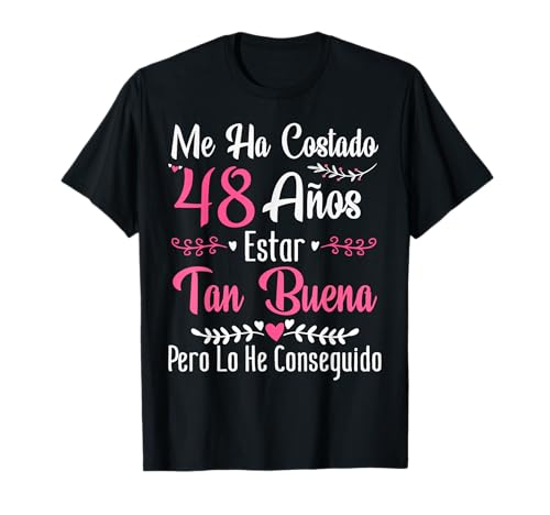 Consigue ahora 48 Años Regalo Regalos Cumpleaños Mujer Hecha En 1975 48 Años Camiseta Ofertas 2024 | regaloscumple.com