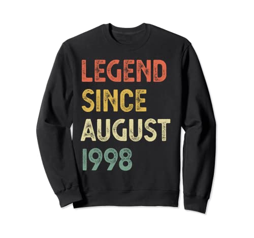 Comprar Leyenda desde julio Regalos 1998 24 Años Cumpleaños Hombres Mujeres Sudadera Top Precio 2024 | regaloscumple.com