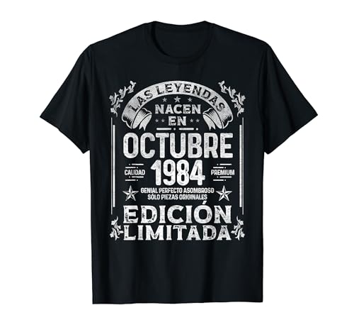 Oferta Las nacen Octubre - Años Camiseta
