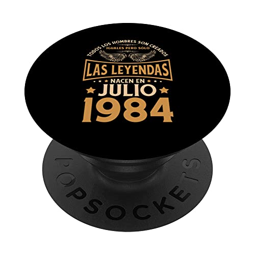 Consigue ahora Cumpleaños Hombre Regalos Las Leyendas Julio 1984 PopSockets PopGrip Regalos Intercambiable Top Precio 2025 | regaloscumple.com