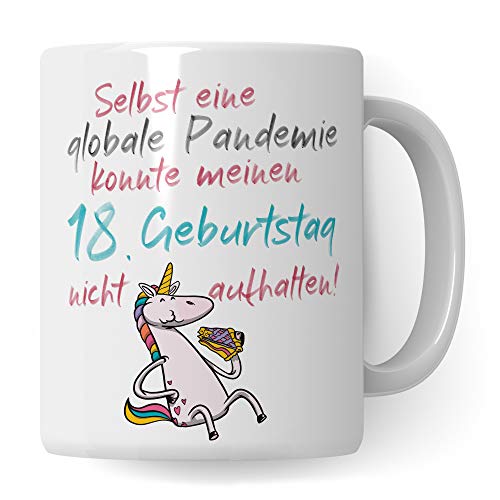 Comprar Taza 18º cumpleaños para niñas divertida taza 2021 año 2003 regalo Cumpleaños cumpleaños a pesar la pandemia Ofertas 2024 | regaloscumple.com