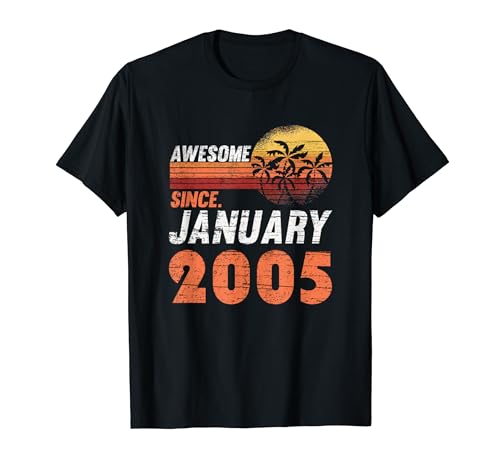 Comprar Cumpleaños enero Ideas para regalar 2005 Camiseta Rebajas 2024 | regaloscumple.com