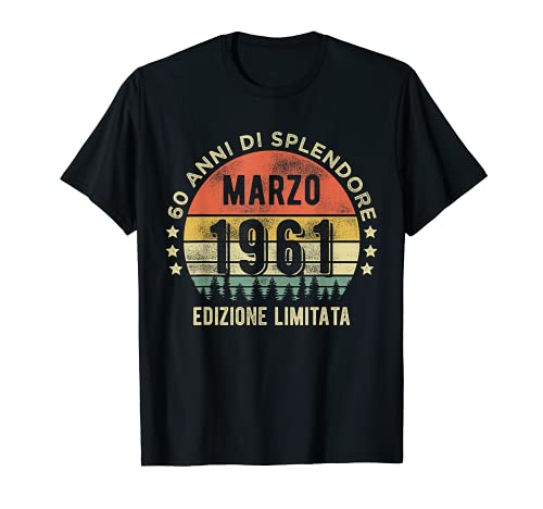 Comprar Vintage Marzo 1961 - BlackFriday Regalo 60 cumpleaños Camiseta Ofertas 2025 | regaloscumple.com