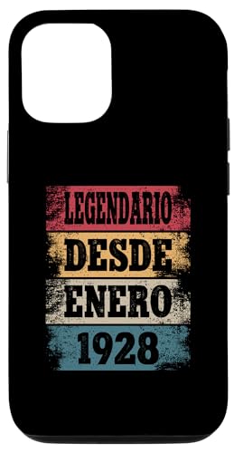 Consigue Navidad ahora Carcasa para iPhone 15 Legendario Desde Enero 1928 - Cumpleaños 97 Años Rebajas 2024 | regaloscumple.com
