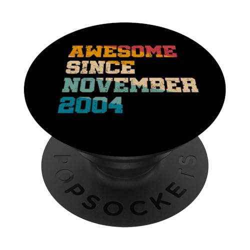 Consigue ahora Regalos 20 años impresionantes desde noviembre 2004 20 cumpleaños Ideas para regalar PopSockets PopGrip Adhesivo Rebajas 2024 | regaloscumple.com