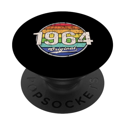 Comprar Fiesta cumpleaños clásica original Navidad retro vintage 1964 PopSockets PopGrip Intercambiable Ofertas 2025 | regaloscumple.com