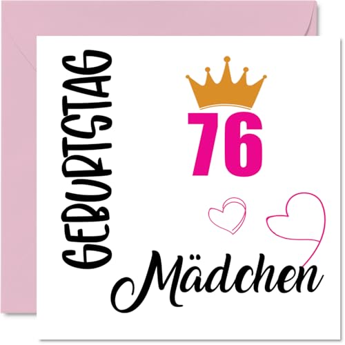 Comprar Stuff4 Regalos Tarjeta cumpleaños 76 – Tarjeta cumpleaños para niña – 76 tarjeta cumpleaños para mujeres y mujeres 145 mm setenta y seis séptima seis tarjetas felicitación cumpleaños para Ofertas 2025 | regaloscumple.com