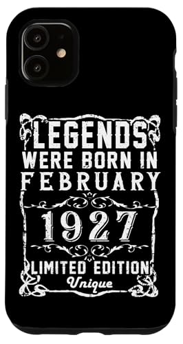 Comprar Carcasa para iPhone 11 Cumpleaños Febrero Ideas para regalar 1927 Edición Limitada Regalo February Ofertas 2024 | regaloscumple.com